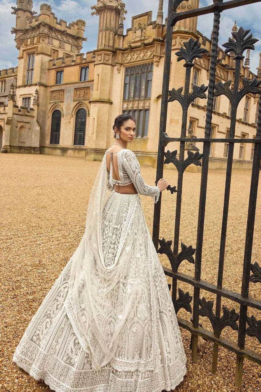 Elegant Thread Work Sequins Lehenga for Special Occasions - MYLUXURY LANE ENTERPRISE